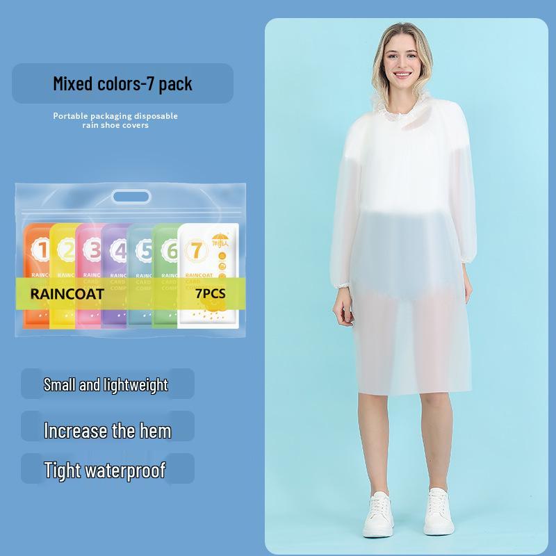 Портативные водонепроницаемые толстые прозрачные одноразовые бахилы - индивидуально упакованы для использования на открытом воздухе