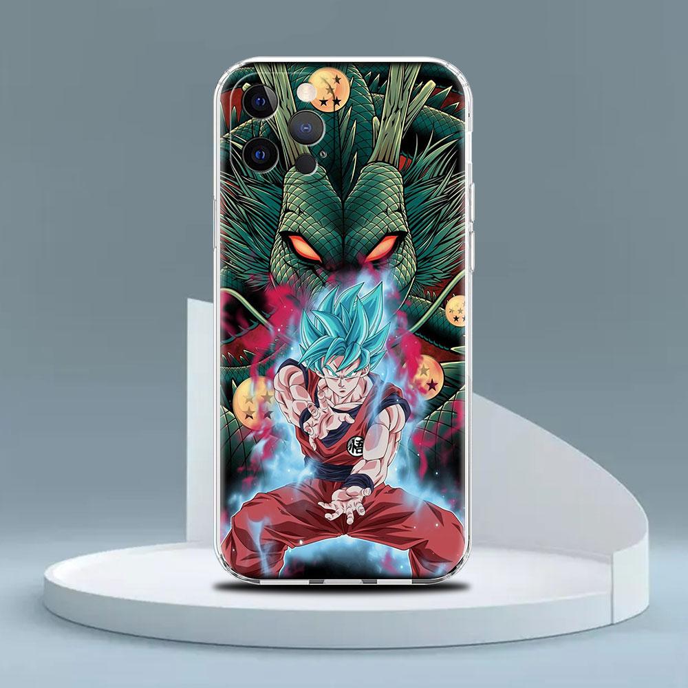 Прозрачный чехол Dragon-Ball для Apple iPhone 14 11 13 12 Pro 7 8 Plus XR X XS Max 6 6S 14Pro силиконовый чехол для телефона