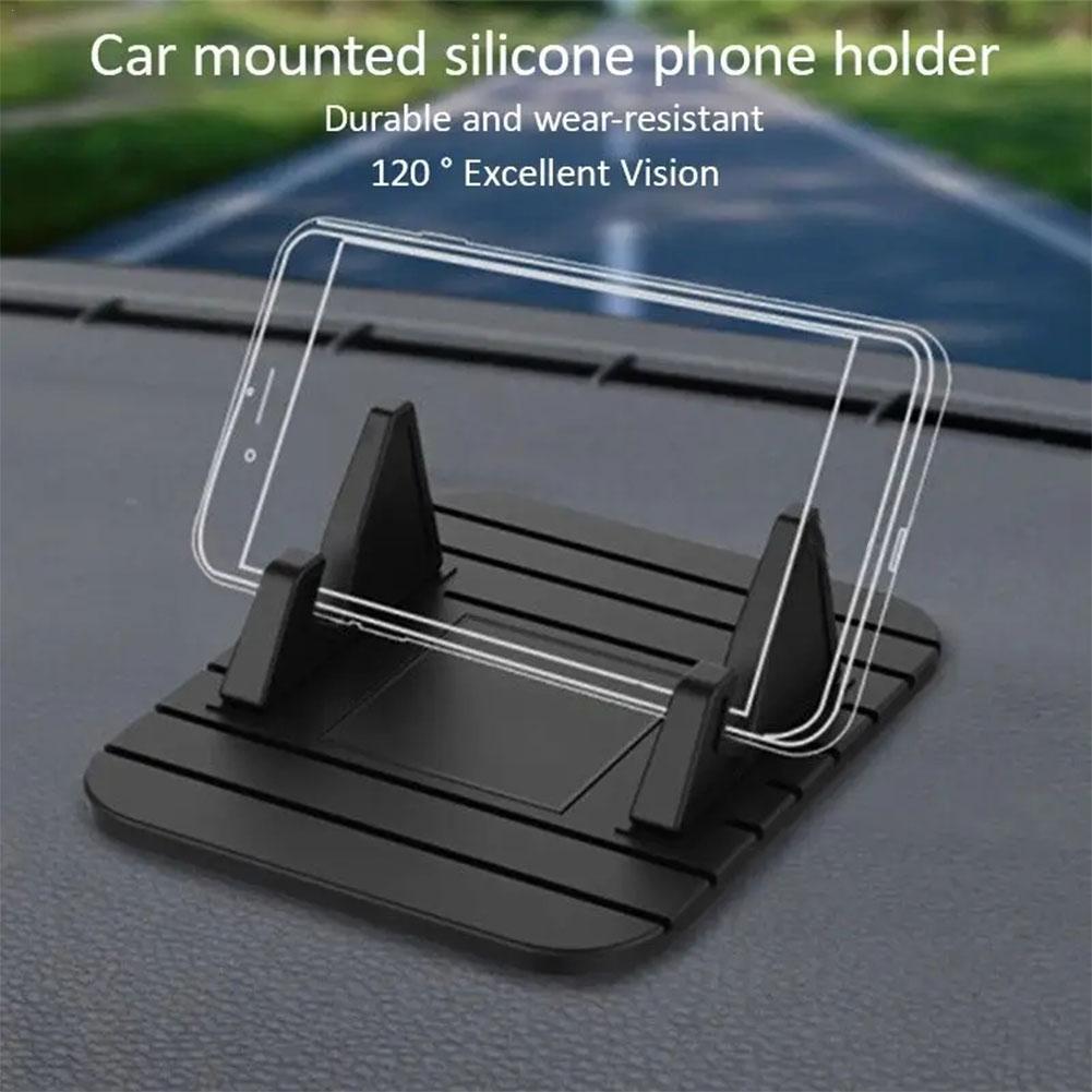 Universal Anti-slip Car Silicone Holder Mat Pad Dashboard Stand Mount For Phone GPS Bracket For iPhone