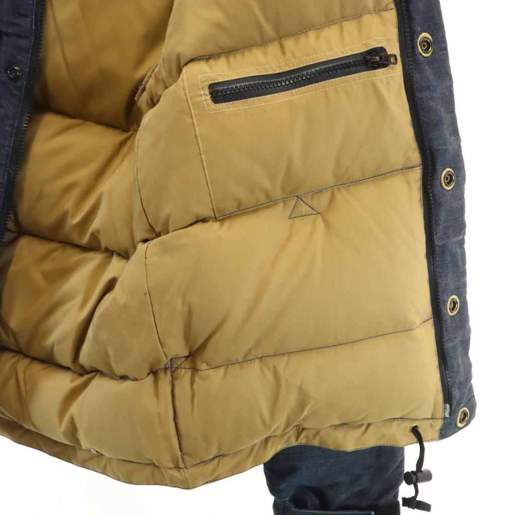 Blue Blue Сделано в США Crescent Down Work джинсовая пуховая куртка S темно-синий мужская б/у