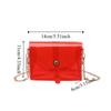 Kawaii Transparent Crossbody Bag Candy Color Mini Lipstick Bag Trendy Jelly Shoulder Bag  Female