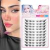 3D Cat Eye Clusters Lashes Natural Individual Lashes False Eyelashes  for Eyelash Extensions