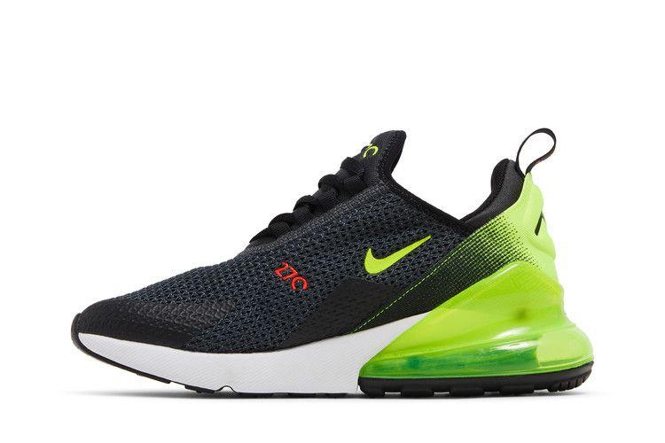 Детские кроссовки Nike Air Max 270 Retro Future (GS) Антрацит/Черный-Ярко-Малиновый-Вольт