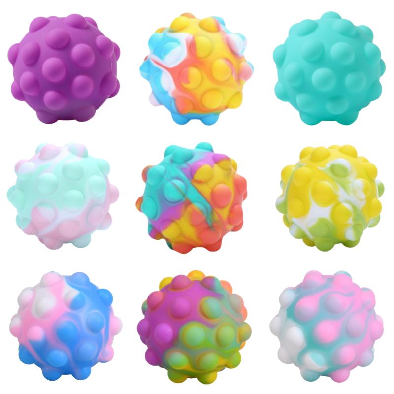 15 Эксклюзивных Стилей Pops 3D Игрушки-Непоседы Мяч Новые Антистресс Каваи Фиджет Детские Игрушки 3D Игрушки-Непоседы Стресс-Мяч Детские Игрушки