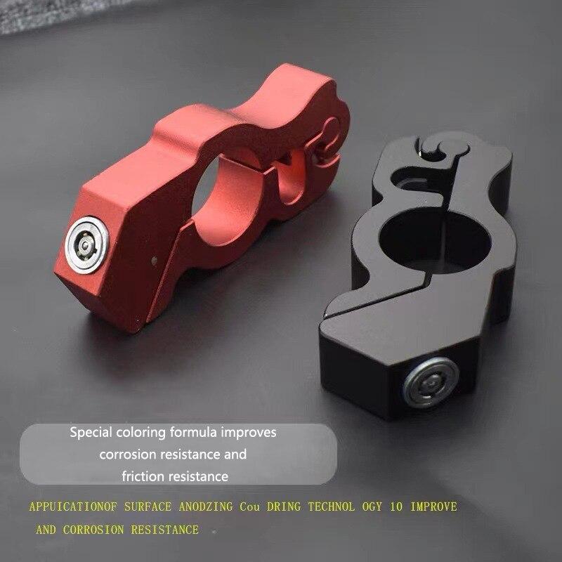 2 Keys Motorcycle Handlebar Anti-Theft Lock Aluminum Alloy Electric Vehicle Solid Imitation Steel Lock for Bike Security