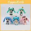 Adorable Q Version Hatsune Miku Figurine Pvc Anime Collectible Doll Set For Fans