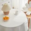 Белая французская скатерть легкая роскошь хлопок лен круглая прямоугольная скатерть для прилавка чайного столика тканевое искусство свадебное украшение на день рождения