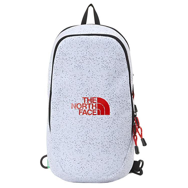 The North Face 4,7 л Сумка через плечо на молнии с логотипом-буквой Из переработанных материалов Нагрудная сумка Унисекс для улицы Серая NN2PN61C