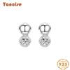 Tancise 925 Sterling Silver Zircon Earrings Drop Earrings For Women Wedding Party Gifts