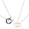 Paired Necklace Mobius Design Pledges Eternal Love Paired Look Couple Matching Necklace S925 [Nicoiro]