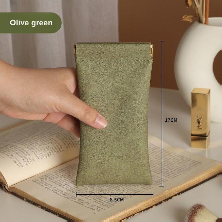 Роскошный чехол для солнцезащитных очков для мужчин и женщин, портативная противоударная сумка для хранения, автоматическая застежка, футляр для очков для чтения