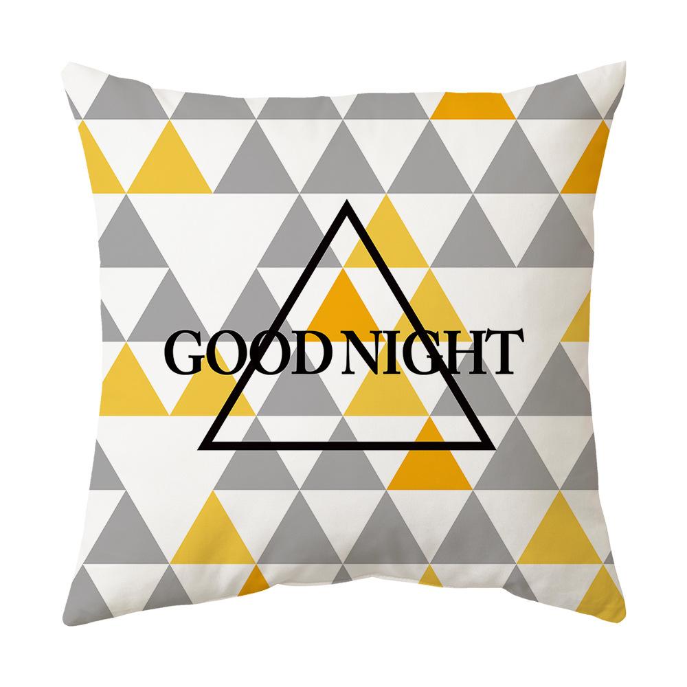 Pillow Geometric Pillow Cover Simple Scandinavian Living Room Sofa Cushion Cover Window Cushion