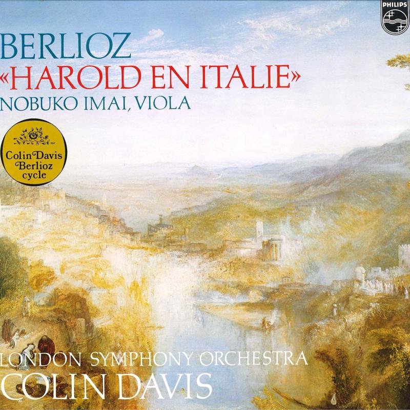 LP Record NOBUKO IMAI COLIN DAVIS LONDON SYM Hector Berlioz Harold En Italie Op 18PC71 PHILIPS 1981 Japan Classical Used