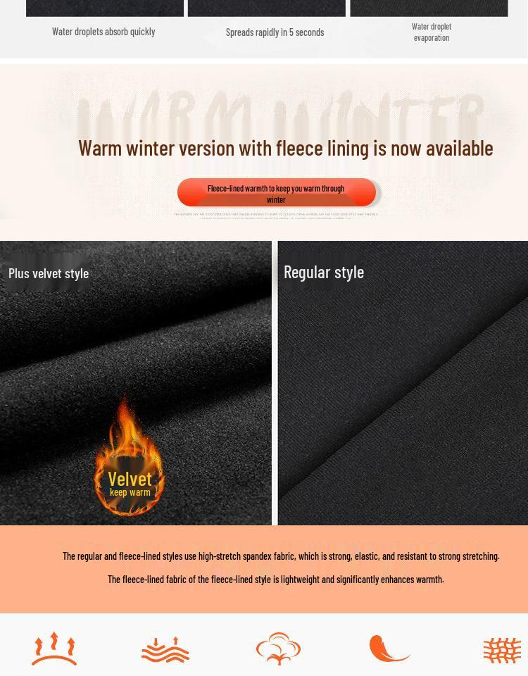 Комплект мужских быстросохнущих леггинсов для бега и базового слоя для фитнеса на осень/зиму