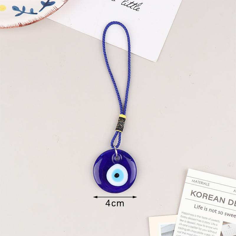 Турецкий счастливый синий дурной глаз стеклянный брелок подвеска амулеты сумка автомобильный брелок кольцо для женщин мужчин подарок телефон висит