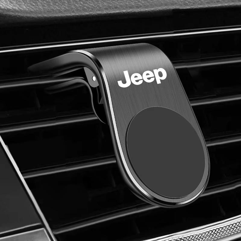 Magnetic Car Phone Holder Mobile Mount Smartphone Gps Support Stand For Jeep Grand Cherokee Wrangler JK Gladiator Compass Renega