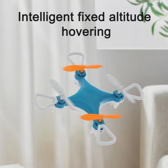 Mini Remote Control Drone Toy Easy Stunt Flights with 360 Degrees Flips Altitude Hold Indoor Outdoor Kids Adults Beginner-Friendly RC Quadcopter Toy