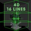 Multifunctional 16 Green Lines Laser Level 3 Degrees  Self-leveling Function Leveling Tool Omnidirectional