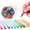 Fancy 12/18/24/36 Colors Washable Colored Pen Painting Marker Artist Drawing Set Student Art Supplies Highlight Water Color Pens