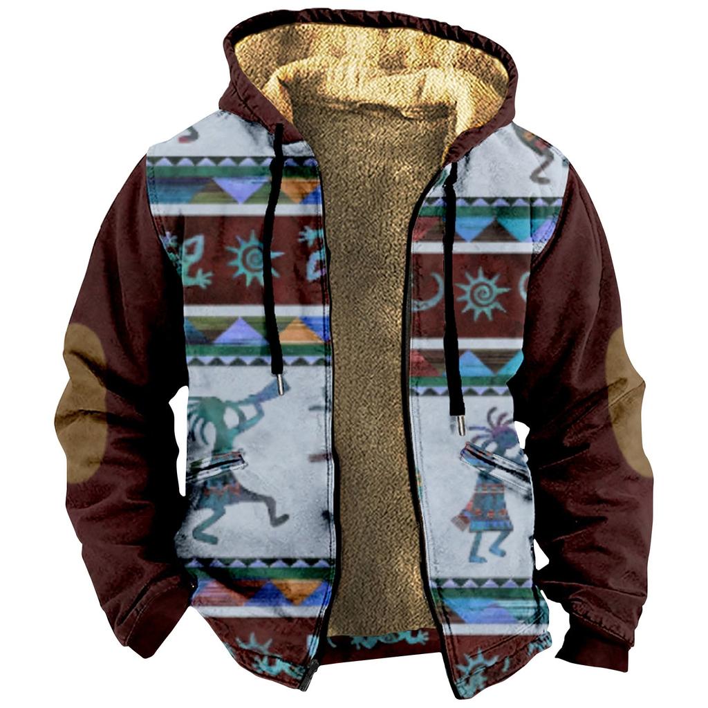 Мужская куртка с принтом, мужская весенне-осенняя повседневная трендовая куртка на молнии с капюшоном