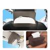 Car Mounted Armrest Box Seat Back Tissue Holder Sun Visor Sanitary Paper Box Automobile Storage Decoration Tools