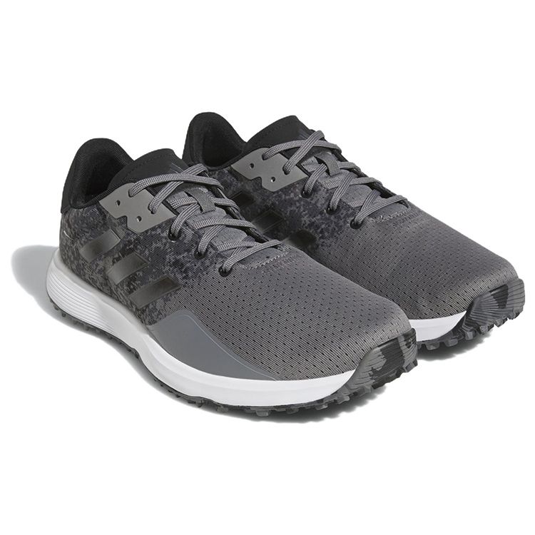 adidas S2G SL 23 Устойчивые к скольжению Прочные Амортизирующие Низкие Гольф-кроссовки Мужские Кроссовки Серые Белые Черные GV9408