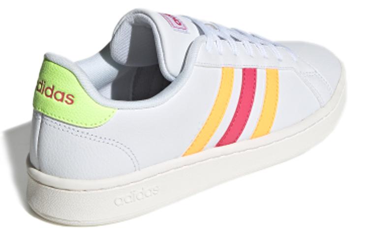 adidas Женские Neo Grand Court 'Белый Розовый Оранжевый' EG8146