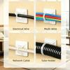 100 Pack Super-Adhesive Cable Tie Mounts Set Sticky Backs Wire Management Mounts  Home Office