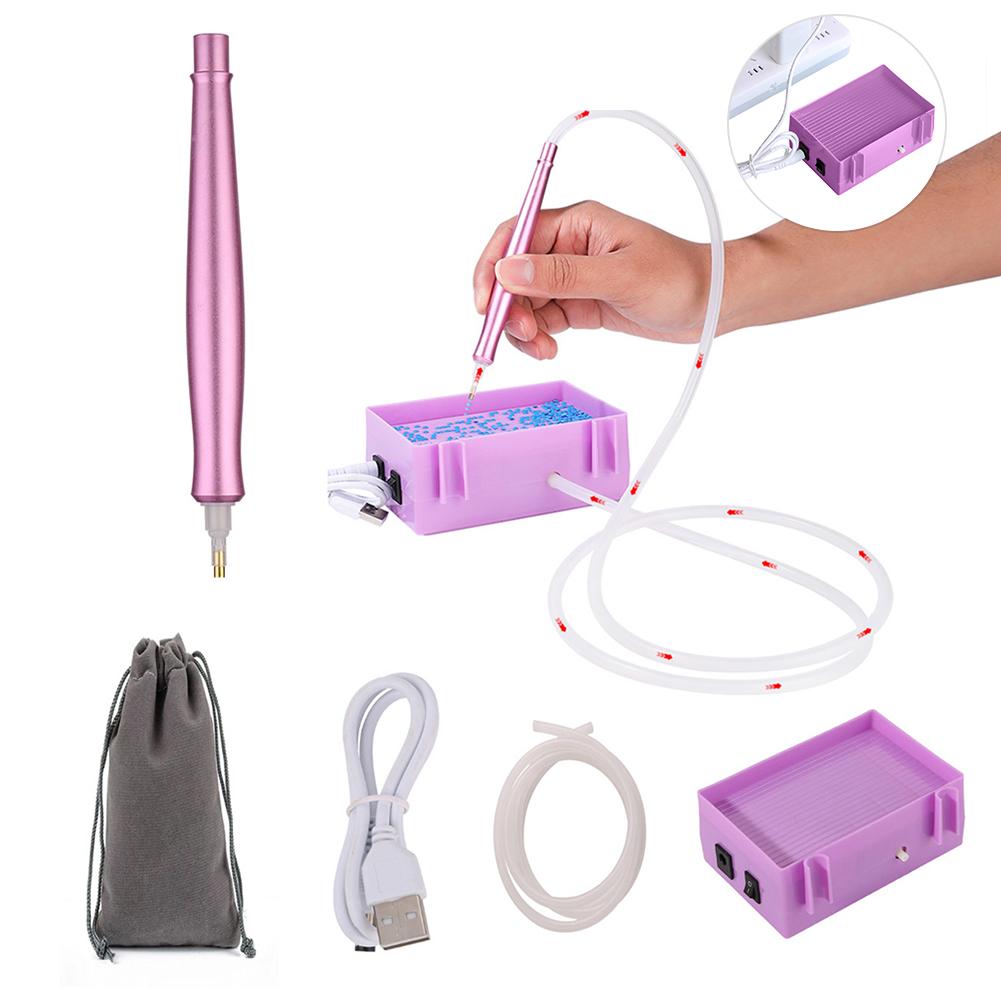 Suction Diamond Vacuum Device USB Powered Diamond Painting Suction Device Portable Vacuum Diamond Painting Pen Kit for DIY