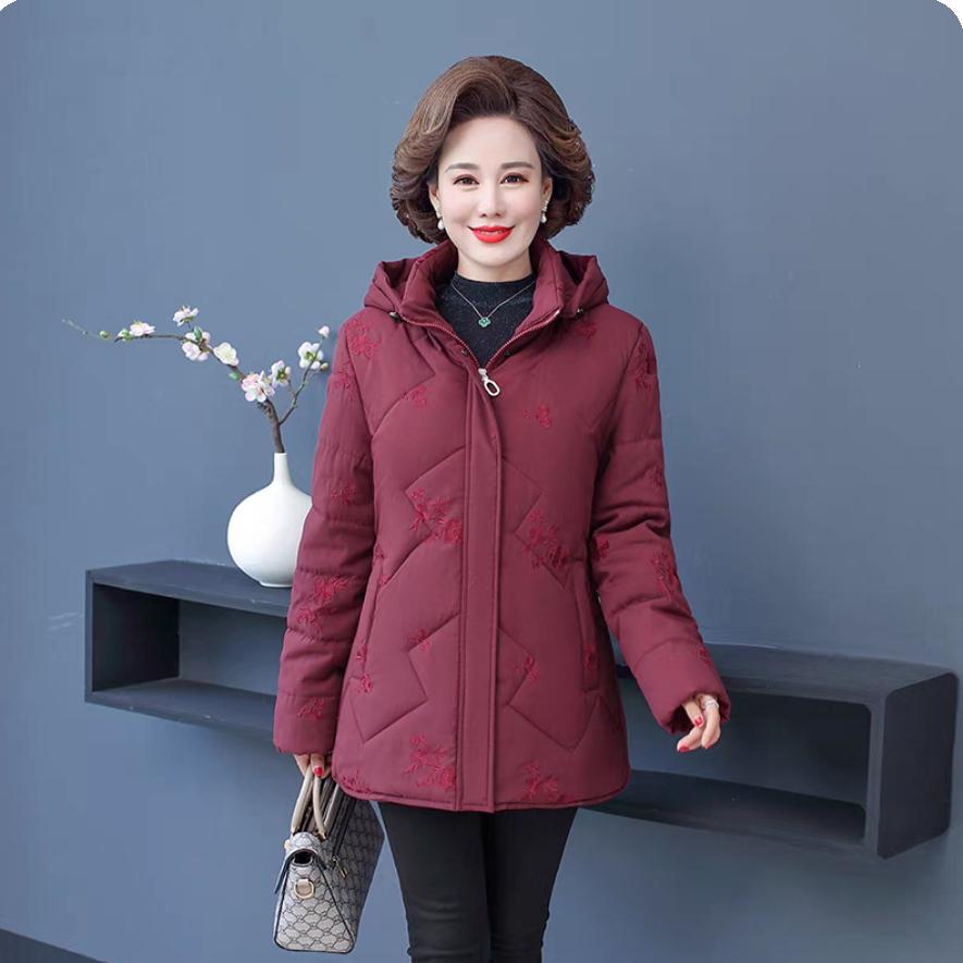 Женские пальто Зимние парки с капюшоном Элегантные Свободные Толстые Теплые Верхняя одежда Женские куртки