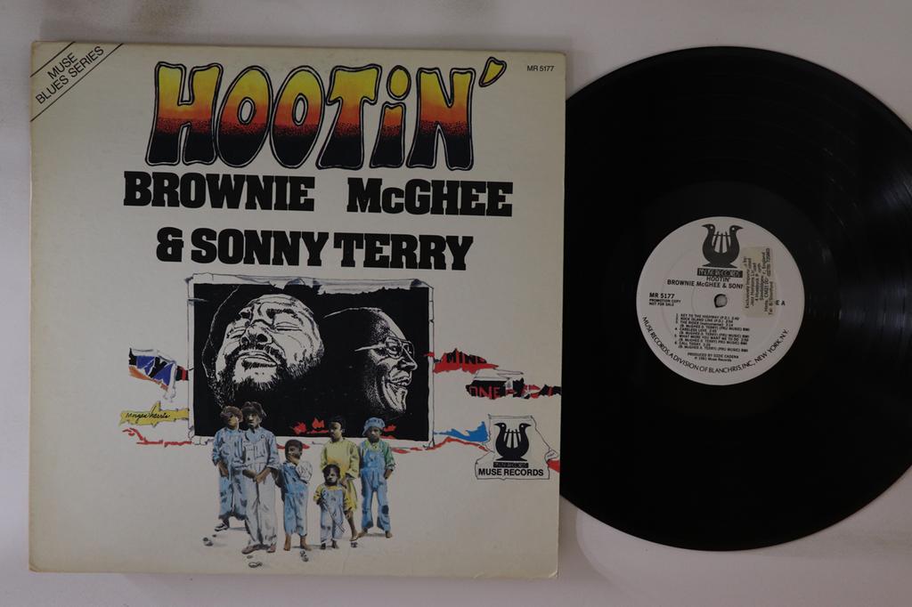 LP Пластинка SONNY TERRY & BROWNIE MCGHEE - Hootin' MR5177PROMO MUSE 1981 США Блюз Б/У