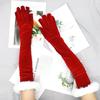 1 Pair Adult Cosplay Santa White Cuffs Keep Warm Mitten