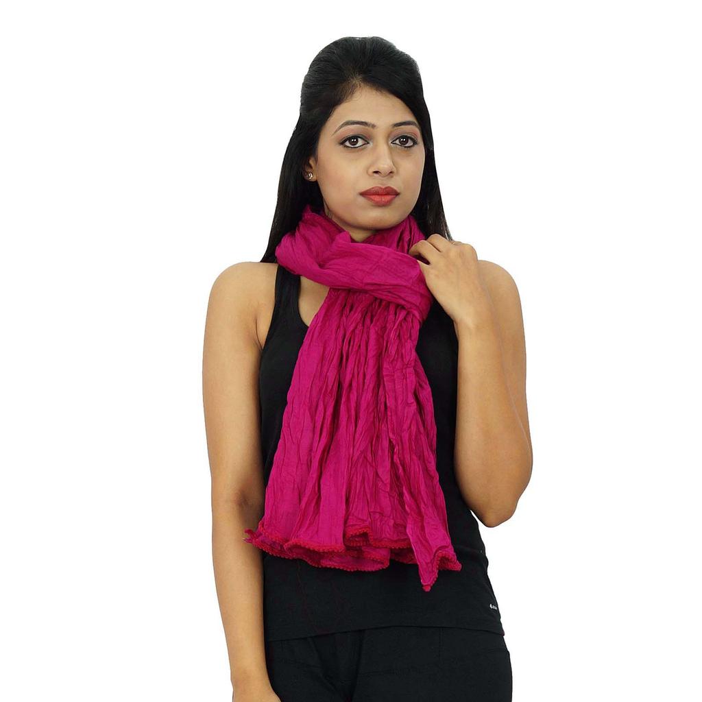 Длинный палантин из хлопковой смеси Dupatta Neck Wrap Women Wear Indian Scarves Chunni Gift For