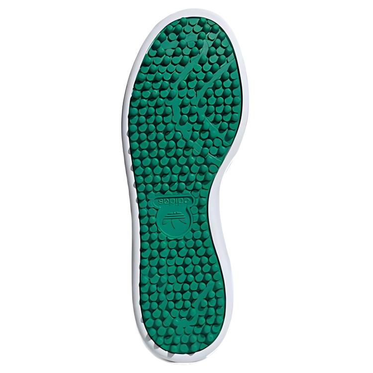 adidas Мужские кроссовки для гольфа Stan Smith Primegreen без шипов Облачно-белый Зеленый Q46252
