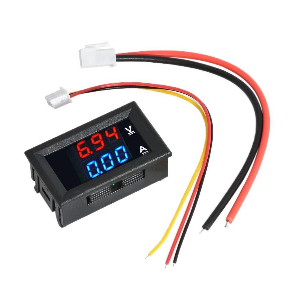 Battery Monitor Detector Tester Current Meter Volt Current Voltage Meter Digital Voltmeter Ammeter