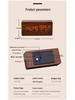 Rectangular Perpetual Wooden LED Clock with Voice Control and Wake-up Function