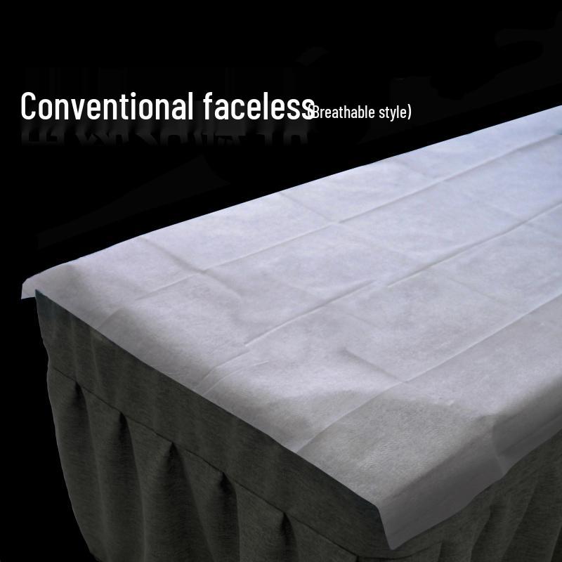 100 Disposable Waterproof Oil-Proof Bed Sheets with Hole for Spa, Beauty Salon, or Massage Table