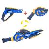 Three Mode Mini Force Transformation Sword Toys with Sound and Light Action Figures MiniForce X Deformation Weapon Gun Toy