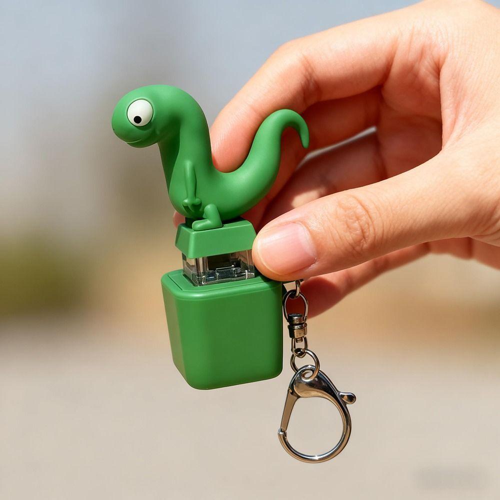 Rechargeable Fidget Toys Portable Lizard Keychain Rechargeable Animal Keychains  Anxiety Relief