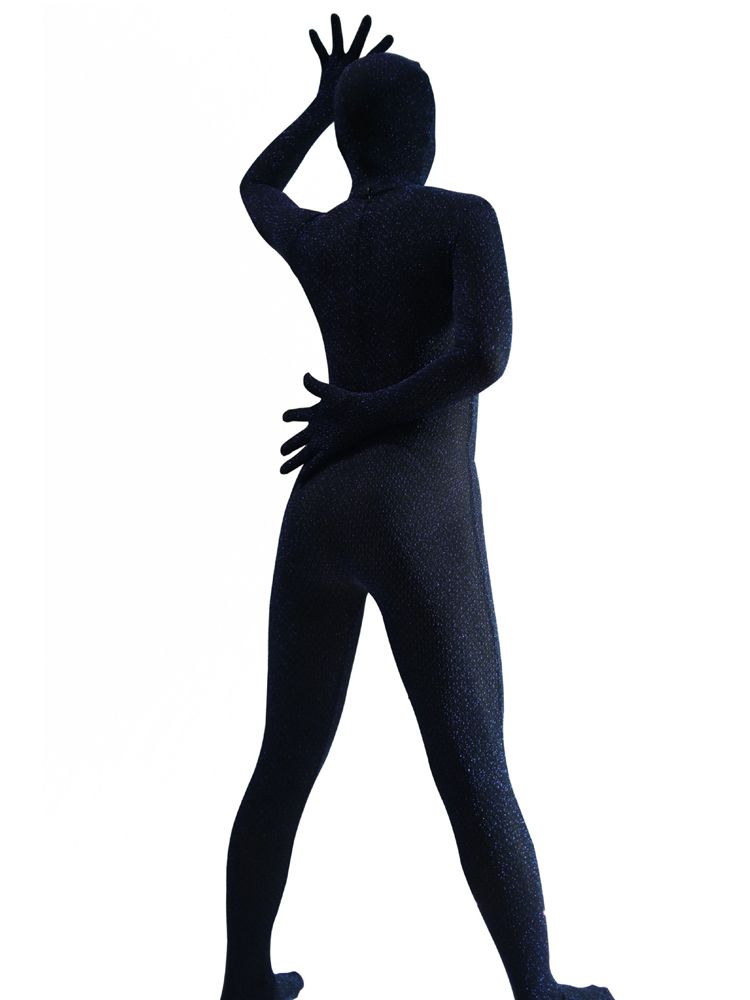 Отдельный палец с капюшоном Костюм-трико Hosiery Полное покрытие Zentai Сверхлегкий Привлекательный Леотард Слитный комбинезон Unitard Сценический комбинезон