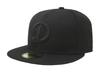 New Era 59Fifty MLB Базовая Los Angeles Dodgers LA D Черная Приталенная Бейсболка Размер Черная Кепка, 7,