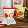 Water Cup Shape Korean Style Pencil Case Cookies Fruits Cloth Pencil Pouch School