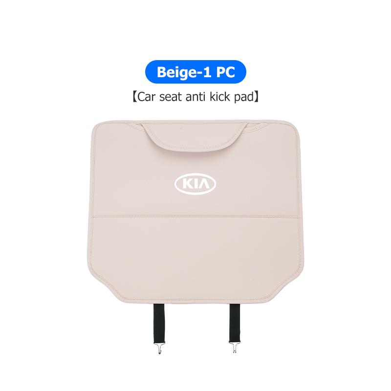 Car Seat Backrest Protection Anti-kick Pad Seat Back Organizer Storage Bag Auto Accessories For KIA Stinger Optima Cerato Soul wscap11