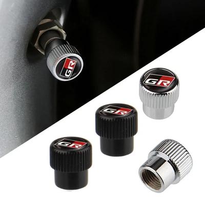 Для GRSport Gazoo Racing 4 шт./комплект Крышка сердечника клапана ступицы колеса из алюминиевого сплава Для GR C-HR RAV4 Mirai Avensis Prado