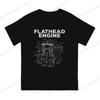 Flathead Engine Cotton Short Sleeve Tshirt Unisex Unisex Versatile   Loose Tops