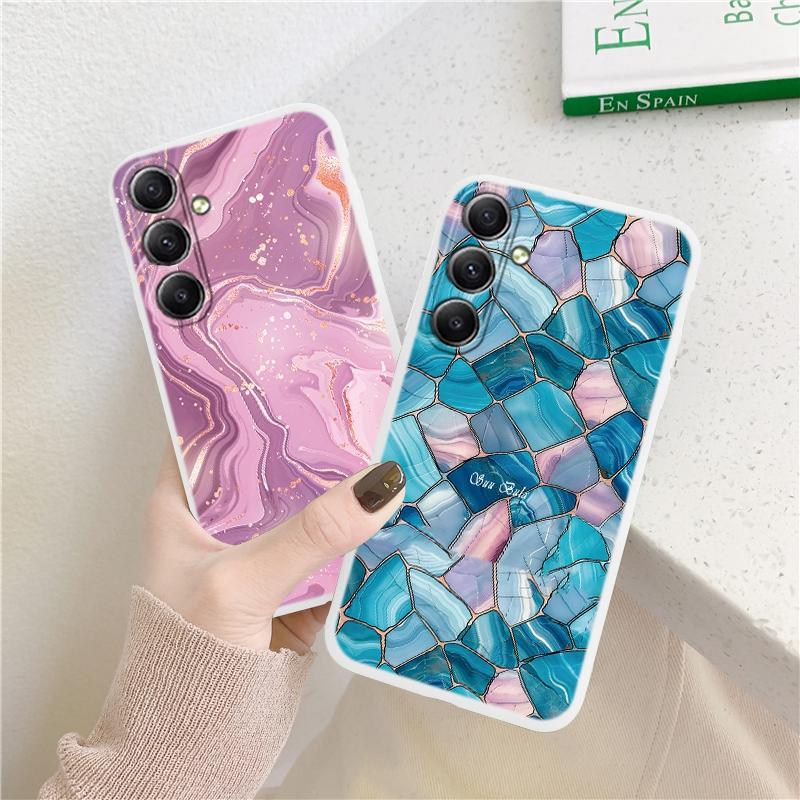 Мраморный бабочка мягкий силиконовый чехол для Xiaomi Redmi Note 13 Pro 13C 14T 15 Samsung A55 A35 M34 M35 S24 FE S25 Huawei Honor 200 iPhone противоударный чехол