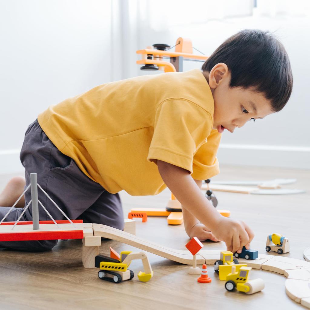 PLANTOYS 6014 Набор для строительства дорог