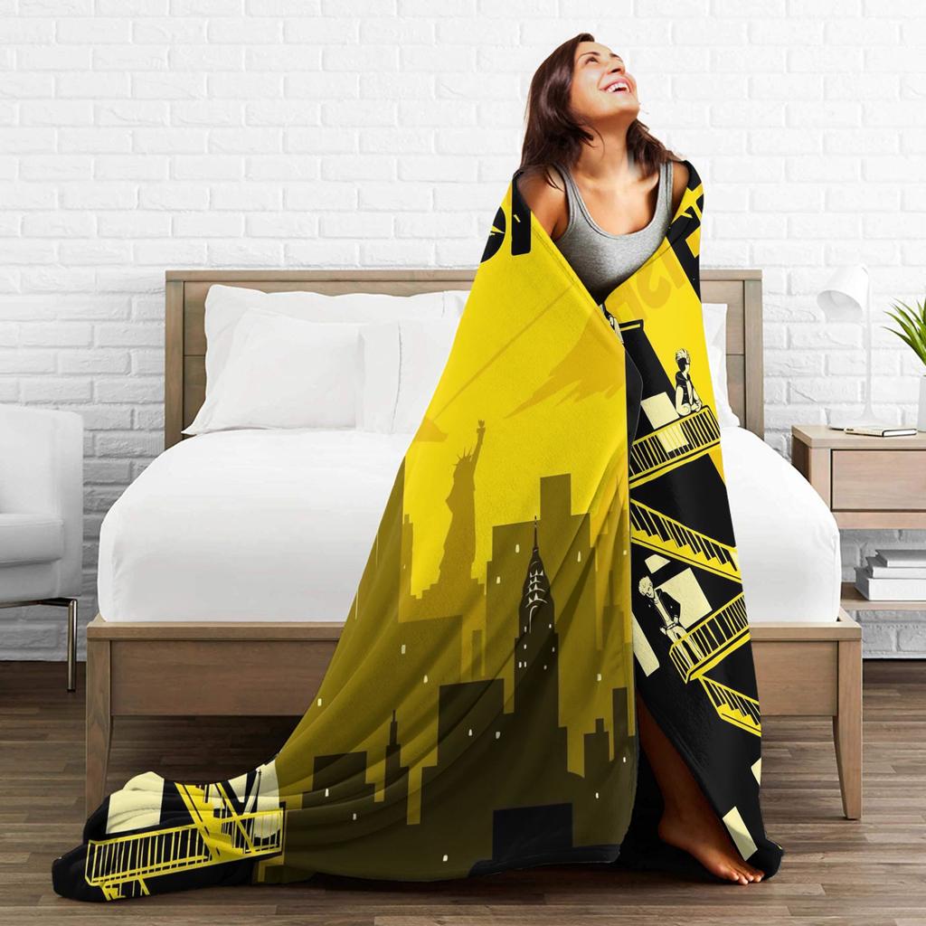 Banana Fish Anime Throw Blanket for Couch  Soft Fuzzy Plush Blanket 50x60 Inch Multiple Sizes Bedspreads for All Seasons