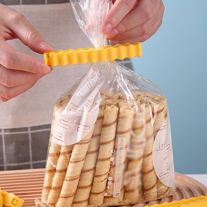 12 шт. Безопасные для пищевых продуктов зажимы-запечатыватели в форме картофеля фри, многоразовые зажимы для пакетов с закусками для организации хранения на кухонной полке