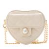 Trendy Mini Chain Shoulder Bag For Kids In Pink White And Black Stylish Design